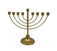 F Fityle Candelabro judío, candelabro judío, Mesa Central, candelabro, Menorá, Hanukkah, decoración, Menorá para aparador, 9 sucursal