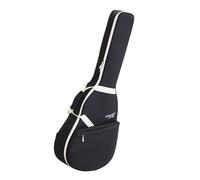 F Fityle Caso de Guitarra de Bolsas de bajo Oxford Tela con manija Lateral 41 Pulgadas 41 Pulgadas de Doble Correa de la Mochila Accesorios de Instrumentos, Blanco Negro