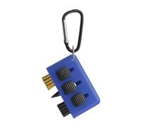 F Fityle Cepillo de Limpieza para Palos de Golf, Herramienta de Limpieza fácil de Usar, retráctil, Compacto, con Hebilla Colgante, Accesorios para Banco de, Azul