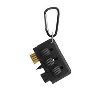 F Fityle Cepillo de Limpieza para Palos de Golf, Herramienta de Limpieza fácil de Usar, retráctil, Compacto, con Hebilla Colgante, Accesorios para Banco de, Negro