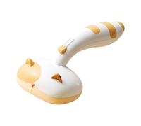 F Fityle Cepillo para el Cuidado de Perros y Gatos, Cepillo pulidor, Cepillo para Quitar el Pelo Suelto, Suministros para Mascotas, Peine de Limpieza para, Naranja, B