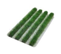 F Fityle Césped Artificial Autoadhesivo con mechones en Miniatura para decoración de maquetas de Trenes, Bases y dioramas, Verde Verano