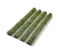 F Fityle Césped Artificial Autoadhesivo con mechones en Miniatura para decoración de maquetas de Trenes, Bases y dioramas, Verde Otoño