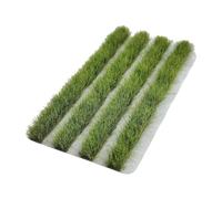 F Fityle Césped Artificial Autoadhesivo con mechones en Miniatura para decoración de maquetas de Trenes, Bases y dioramas, Verde Primavera