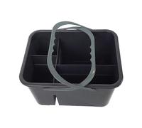 F Fityle Cesta organizadora de Limpieza con asa, Cesta de Almacenamiento de Productos de Limpieza, Cesta organizadora de Ducha, Cubo de Herramientas para baño