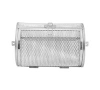 F Fityle Cesta para Asar de aleación, Cesta para Horno, 14 cm x 25 cm, Tambor Giratorio para Asar, Jaula para Horno para Cocina