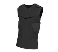 F Fityle Chaleco Protector de Costillas Acolchado para el Pecho para Hombre, Ligero y cómodo, protección Deportiva, Top de Entrenamiento para fútbol, XL
