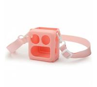 F Fityle Children Funda para Reproductor Infantil Carcasa de Silicona Estuche Portátil con Correa Cubierta Suave Protección contra Caídas Compatible con Yoto, Rosa