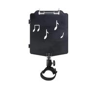 F Fityle Clarinet Lyre Music Holder Instrument Holder Ajustable para Marching Clarinet Marching Lyre Clamp para trompeta