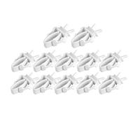 F Fityle Clips prácticos para comedero de Jaula de pájaros - Set de 12 Piezas, Accesorios Esenciales para tu Mascota