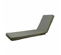 F Fityle Cojín Exterior para Tumbona Almohadilla de Silla Colchoneta de Reposera Cojín Acolchado Resistente al al Agua en Poliéster Adecuado para Piscina Playa, Gris Oscuro, 183 53 7.6