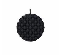 F Fityle Cojín Inflable Cojín de Asiento Redondo Portátil Almohadilla Compacta de Viaje Colchoneta Acolchada Material Nylon 40D y TPU Resistente al Uso Inflado, 5 50 50CM, Negro