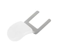 F Fityle Cojín para el pulgar, reposapiés para instrumentos de viento electrónicos, resistente, ligero, soporte para los dedos, pieza de instrumento musical, Blanco