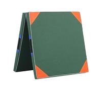 F Fityle Colchoneta Plegable para Ejercicios de Gimnasia, colchoneta de Equilibrio Gruesa Multiusos, 120 cm x 60 cm, Doble Pliegue, para Gimnasio en casa, 10 Cm de Espesor