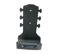 F Fityle Colgador de pared universal para guitarra y ukelele, fácil de instalar con tornillos y, versátil para patineta, aleación de aluminio, Negro