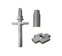 F Fityle Componente Repuesto Metálico Preciso | Repuesto Mecánico Precisión, para Taller, Ajustador Vía 240 Mm
