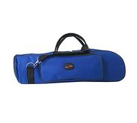 F Fityle Concierto Trompeta Llevar Caja Impermeable Oxford Paño Strap Strap Strap, Azul