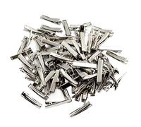 F Fityle Conjunto de 30 Pinzas de Pelo para Hombres, Hechas de Hierro, Accesorios para Bricolaje, 3.5cm (paquete de 100)