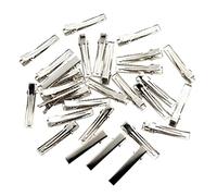 F Fityle Conjunto de 30 Pinzas de Pelo para Hombres, Hechas de Hierro, Accesorios para Bricolaje, 4 cm (paquete de 30)