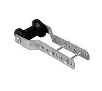 F Fityle Conjunto de Rodillo de quilla con Soporte de Rodillo, absorción de Impacto, posición Ajustable, reemplazo, Accesorio para Remolque de Barco de 15, 4 Pulgadas