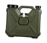 F Fityle Contenedor de Agua con Grifo para Acampar al Libre, Jarra a Prueba de Fugas, Recipiente para Beber, Portador de Agua para Viajes, mochileros, Verde, 12l