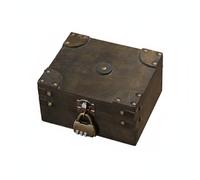 F Fityle Contenedor de Joyas Vintage Caja Joyero Organizador de Madera con Estética Retro y Refuerzos Adecuado para Tocador Escritorio Estantería Regalo, Gris, style to 1