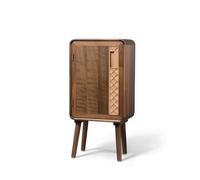 F Fityle Contenedor de Residuos Papelera Cubo Basurero Mueble con Estructura Rectangular y Patas Superficie Lisa con Abertura Inclinada para Tirar Ocupa Poco