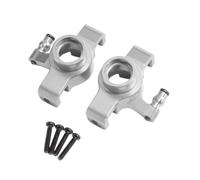 F Fityle Copa de dirección Delantera del automóvil RC 1/20 Reemplazo de usos múltiples fáciles de Instalar Aleación de Aluminio Resistente Vehículo RC, Plata