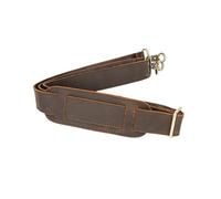 F Fityle Correa de Cuero para Bolso con Gancho de Metal, Correa Cruzada versátil, Correa de Hombro Desmontable para Cartera, Bolso de Mano, Accesorios para, Café