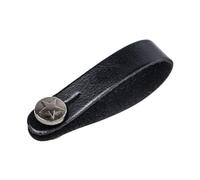 F Fityle Correa de guitarra con bloqueo, correa para el cuello, correa ligera para cabezal de guitarra, botón para correa de guitarra para escenario, concierto, Negro