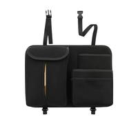 F Fityle COTO ORGANIZADOR DEL SEATO BUARDO Soporte de tejido de liberación rápida Accesorios de viaje universal Botella de agua Bolsa de almacenamiento, Negro