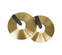 F Fityle Crash Cymbals Platillo Hi Hat Platillos de mano prácticos para tocar percusión de platillos pesados para espectáculos en escenario principiantes, 250 mm