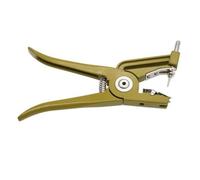 F Fityle Crotales Antislizante | Manual, Ergonómico, Pinza para Crotales, Granja, Amarillo Verde, Hidráulico