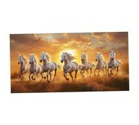F Fityle Cuadro de Caballos, Sin Marco, Imágenes Modernas de Caballos para Fondo de Oficina, Dormitorio Y Decoración del, Style I 80x40cm