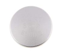 F Fityle Cubierta Universal de Aluminio para El Botón Del Interruptor de Encendido/arranque/parada Del Coche, Plata