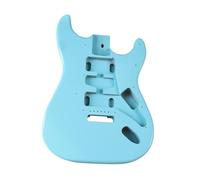 F Fityle Cuerpo de guitarra eléctrica, sin terminar, conjunto de barril de guitarra, elegante madera, accesorio para instrumentos para entusiastas, reemplazo