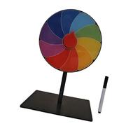 F Fityle de Giratoria con Base Estable Superficie Borrable y Reutilizable para Juegos de Mesa Actividades de Carnaval Entretenimiento de Fiesta, 10 Rejillas