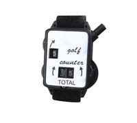 F Fityle de Golpes de Golf Manual Marcador Registrador con Manejo Intuitivo y Mecánico Ruedas Laterales y Formato Reloj Plástico Compacto Adecuado para Escuela de Golf Clínicas