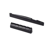 F Fityle de guitarra eléctrica de guitarra superior de reemplazo inferior de la tuerca de cuerda para accesorios clásicos, Negro