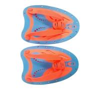 F Fityle de natación, Guantes de Entrenamiento de natación, Accesorios prácticos, Aletas de Entrenamiento portátiles, Ligeras y ergonómicas Que mejoran, Orange S