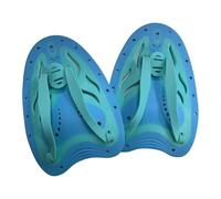 F Fityle de natación, Guantes de Entrenamiento de natación, Accesorios prácticos, Aletas de Entrenamiento portátiles, Ligeras y ergonómicas Que mejoran, Cyan M
