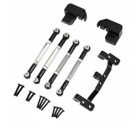 F Fityle de Suspensión para Coche RC Kit de Amortiguación Conjunto de Varillas Enlace Trasero de 4 Puntos Conversión Estructural Que Mejora Estabilidad y, Black