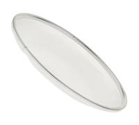 F Fityle de Tambor Electrónico Silencioso de Malla de 2 Capas CABEZAL de TAMBOR para Reemplazos de Bombo, Blanco, 12 pulgadas