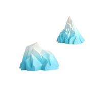 F Fityle Decoración de Iceberg para Acuario, Accesorios para Modelo de Iceberg para pecera