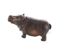 F Fityle Decoración de pecera con burbujeador, Bomba de, Estatua, novedoso Adorno paisajístico para, burbujeador de, hipopótamo para pecera, 14.5 Cm X 7 Cm X 5.3 Cm