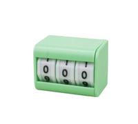 F Fityle Digital de Escritorio Manual Mecánico de Mesa con Lectura Clara y Estable en Superficie Plana Funcionamiento sin Energía Adecuado para Juegos de Mesa, Verde, 3 Dígitos
