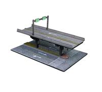 F Fityle Diorama de estacionamiento a Escala 1/64, Modelo de Escenario en Miniatura, Regalo Coleccionable, Accesorio fotográfico, Vitrina de exhibición de