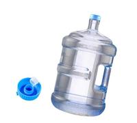 F Fityle Dispensador de Agua Botella Jarra de Agua Reutilizable con Mango contenedor Transparente Cubo de Agua embotellada para Campamento al Aire Libre Cocina, 18.9l