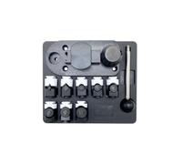 F Fityle Dispositivo de Conformado de Joyas Dobladora Manual de Circunferencias Herramienta para Aros de Anillos con Ajuste Rápido de Matrices Adecuada para