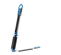 F Fityle Dispositivo de Control de Pesca Pinza Agarrador Herramienta Aluminio 6061 con Empuñadura EVA y Clip Metálico Sujeción Estable sin Dañar al Adecuado para Barco Chaleco Cinturón Muelle , Azul